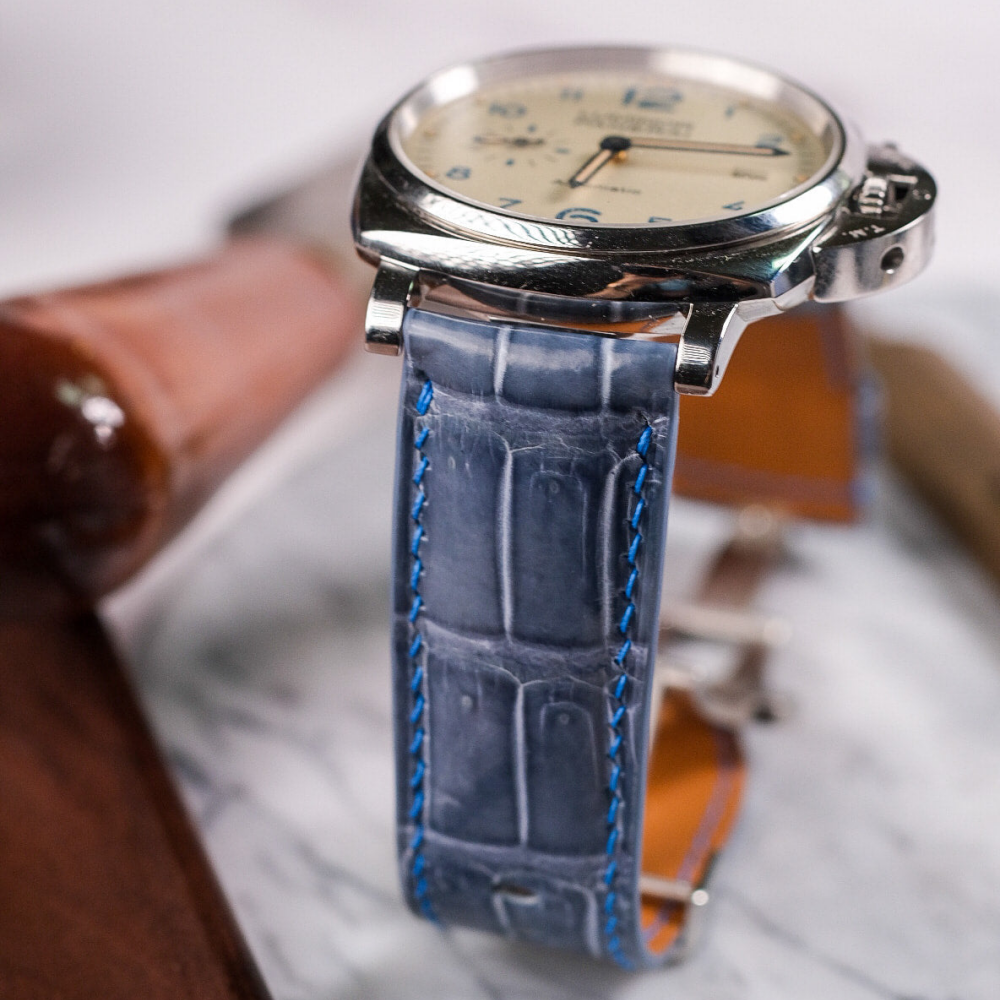 Alligator Leather Strap for Panerai Luminor