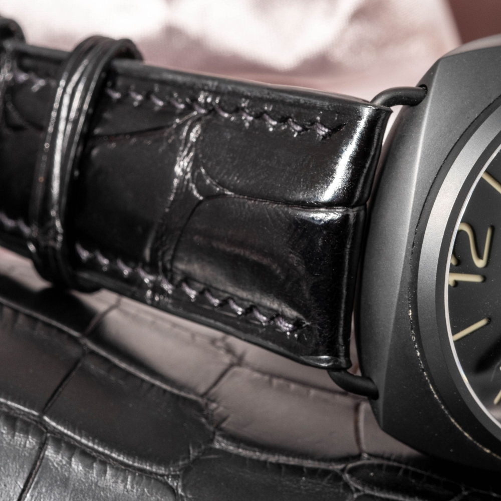 Alligator Leather Strap for Panerai Radiomir