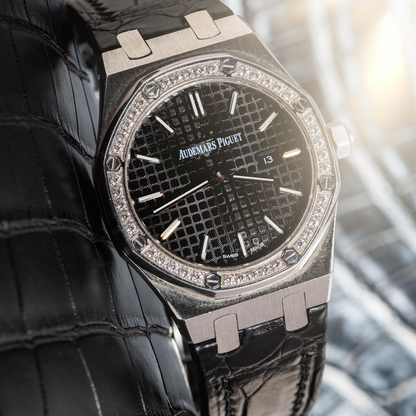 Alligator Leather Strap for AP Women's Watches