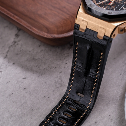 Alligator Leather Strap for AP Royal Oak Offshore 44mm