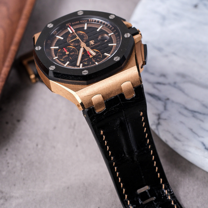 Alligator Leather Strap for AP Royal Oak Offshore 44mm
