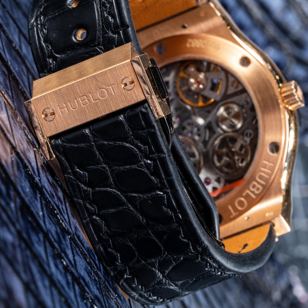 Alligator Leather Strap for Hublot Classic Fusion