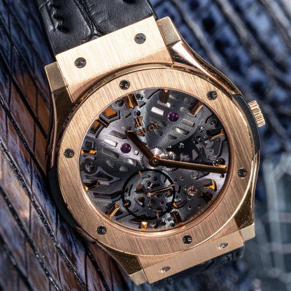Alligator Leather Strap for Hublot Classic Fusion