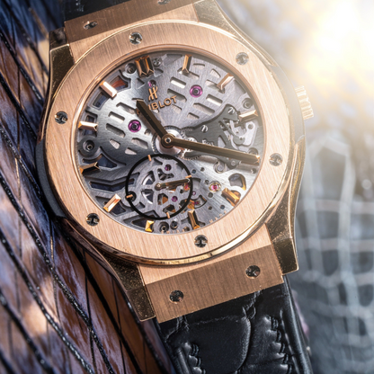 Alligator Leather Strap for Hublot Classic Fusion