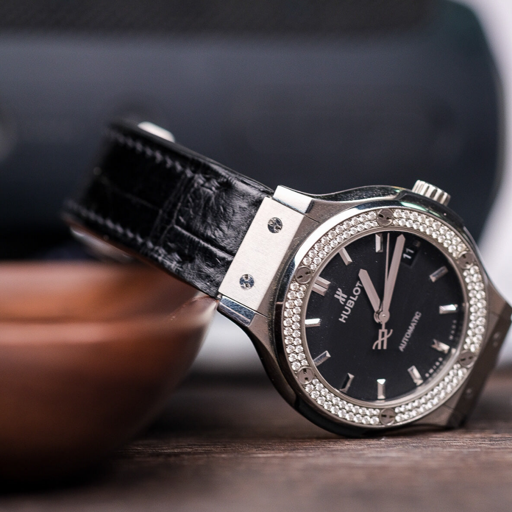 Alligator Leather Strap for Hublot Classic Fusion