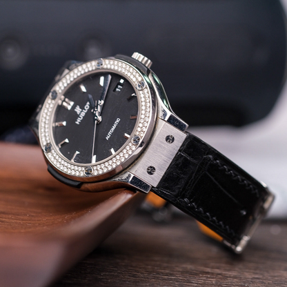 Alligator Leather Strap for Hublot Classic Fusion