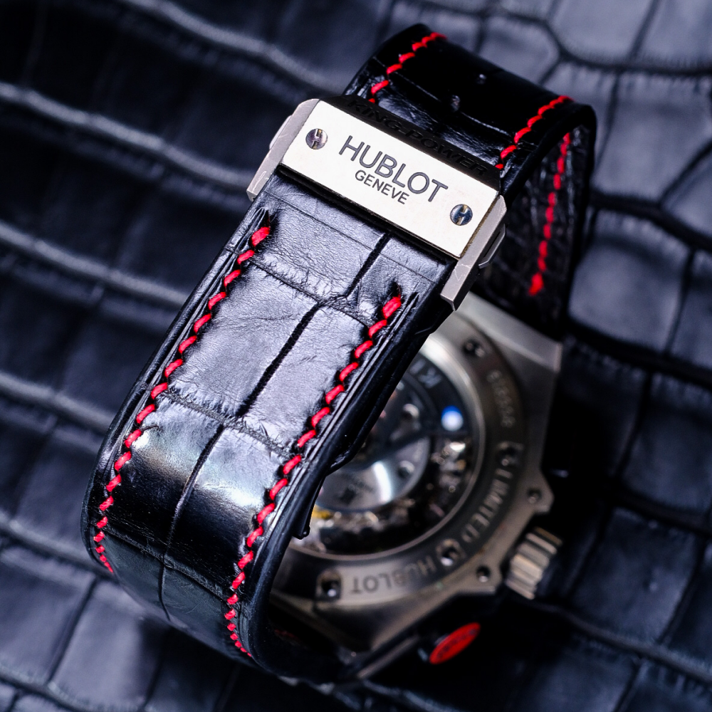 Alligator Leather Strap for Hublot King Power