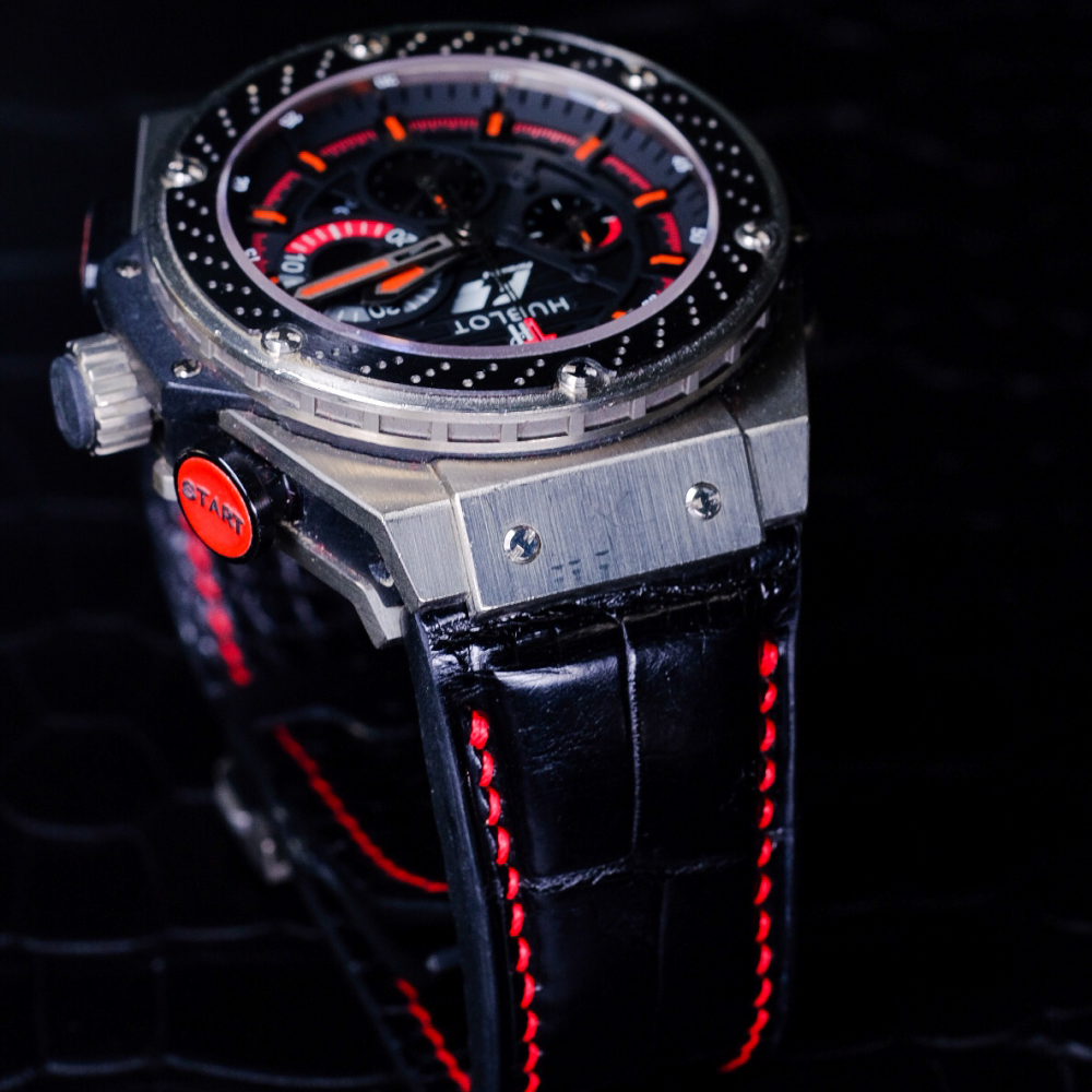 Alligator Leather Strap for Hublot King Power