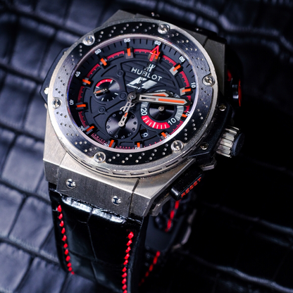 Alligator Leather Strap for Hublot King Power