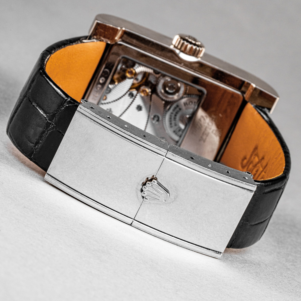 Alligator Leather Strap for Rolex Cellini