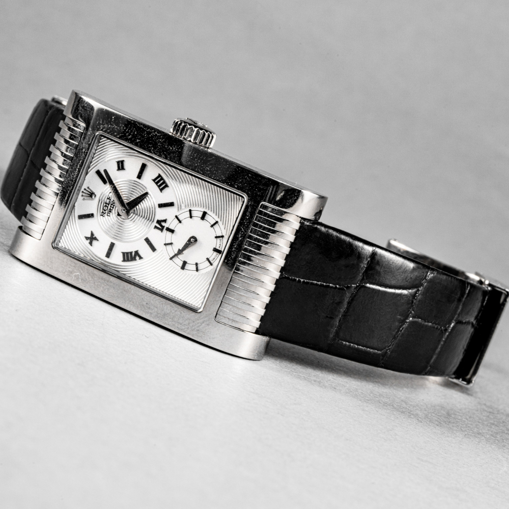 Alligator Leather Strap for Rolex Cellini