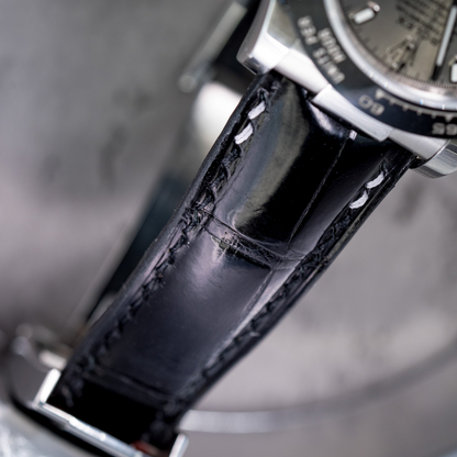 Rolex Daytona Alligator Leather Strap – Deployant Clasp Compatible