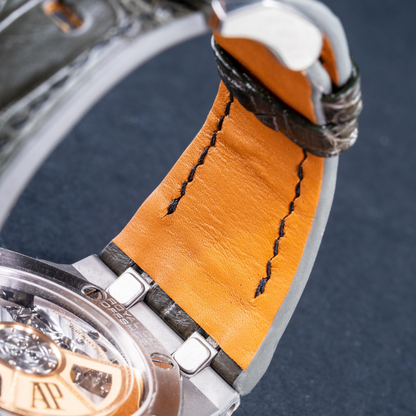 Alligator Leather Strap for AP Royal Oak Offshore 42mm