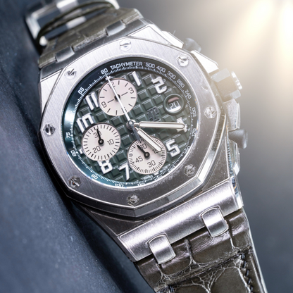 Alligator Leather Strap for AP Royal Oak Offshore 42mm