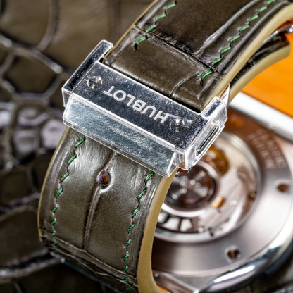 Alligator Leather Strap for Hublot Classic Fusion