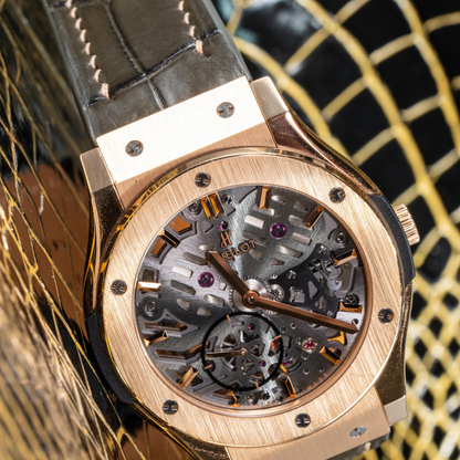 Alligator Leather Strap for Hublot Classic Fusion