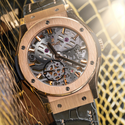 Alligator Leather Strap for Hublot Classic Fusion