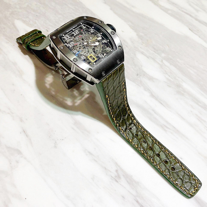 Alligator Leather Strap for Richard Mille