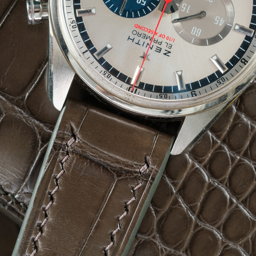 Alligator Leather Strap for Zenith