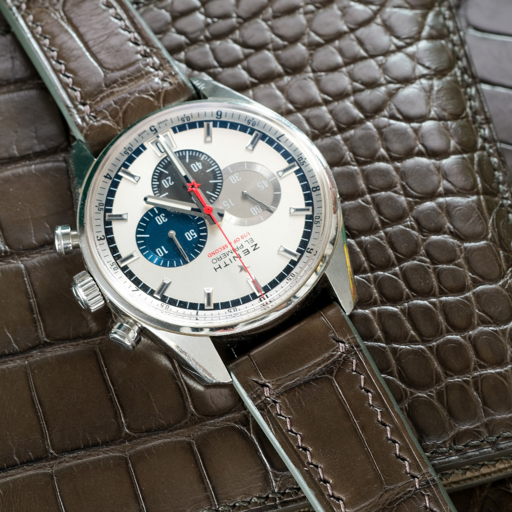 Alligator Leather Strap for Zenith