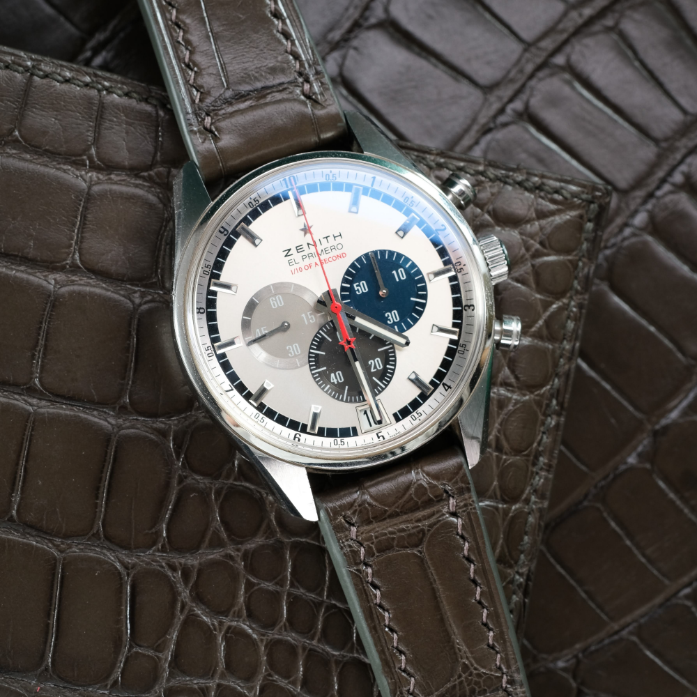 Alligator Leather Strap for Zenith