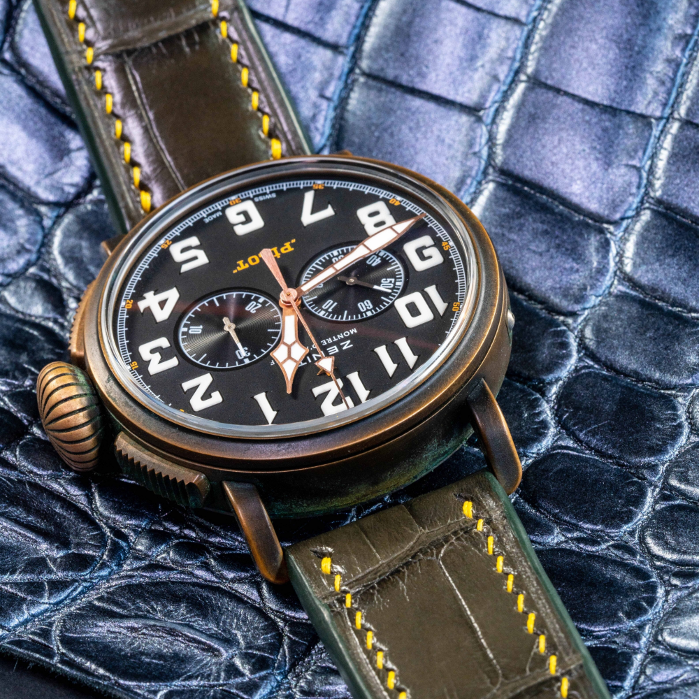 Alligator Leather Strap for Zenith