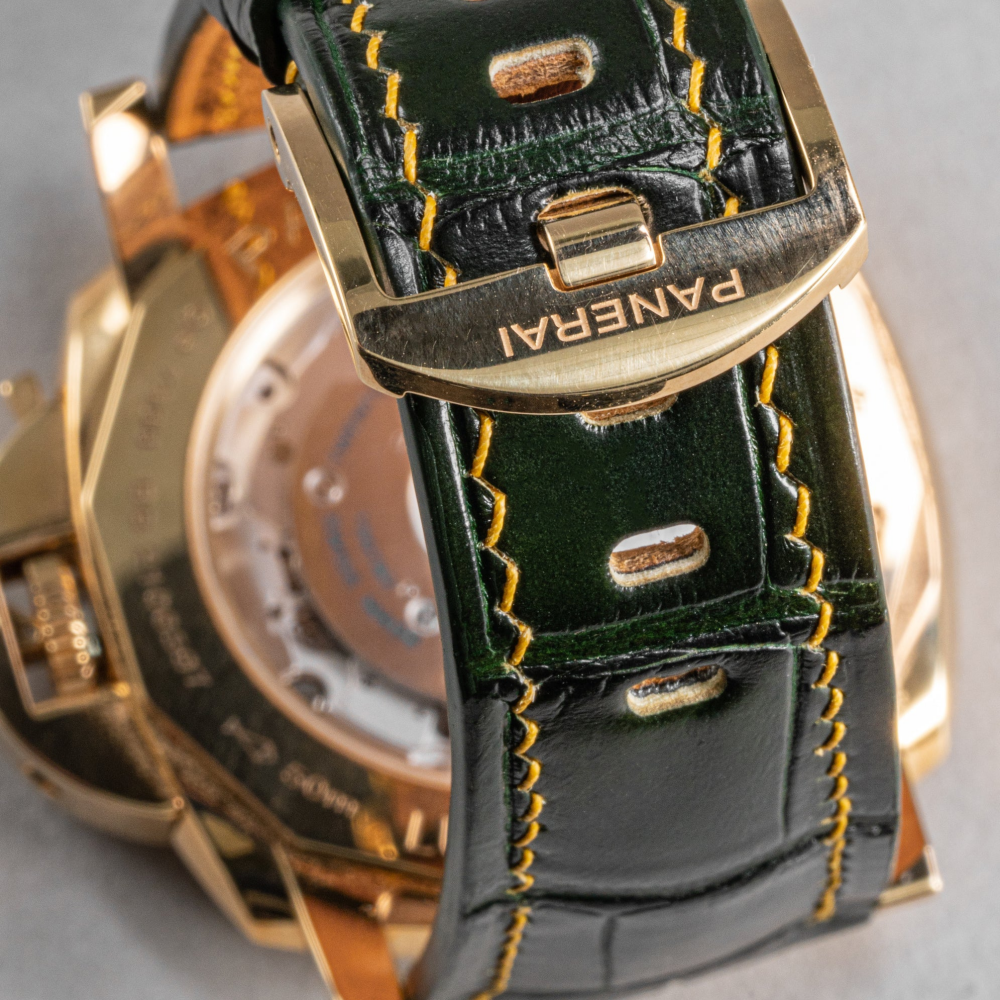 Alligator Leather Strap for Panerai Luminor