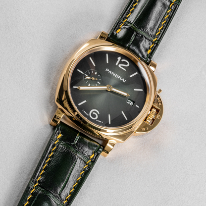 Alligator Leather Strap for Panerai Luminor