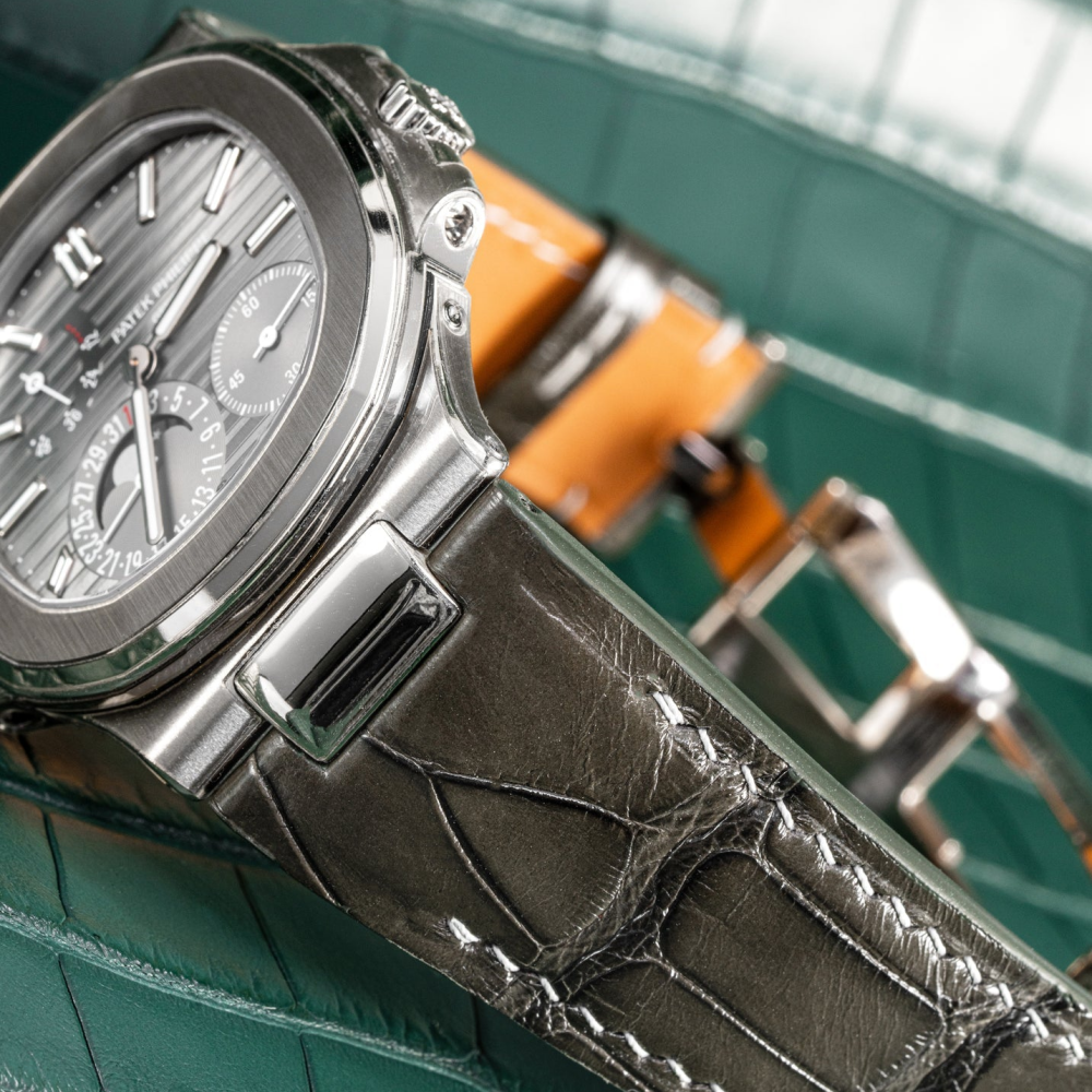 Alligator Leather Strap for Patek Philippe Nautilus