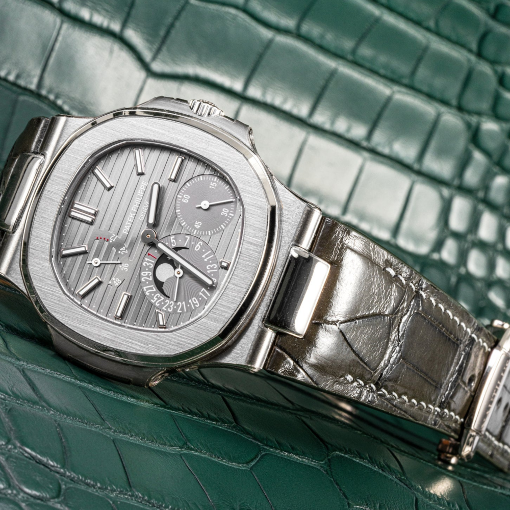 Alligator Leather Strap for Patek Philippe Nautilus