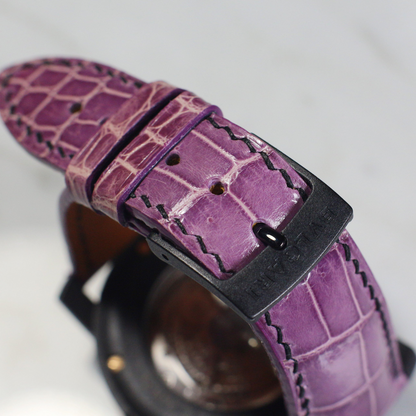 Alligator Leather Strap for Bvlgari