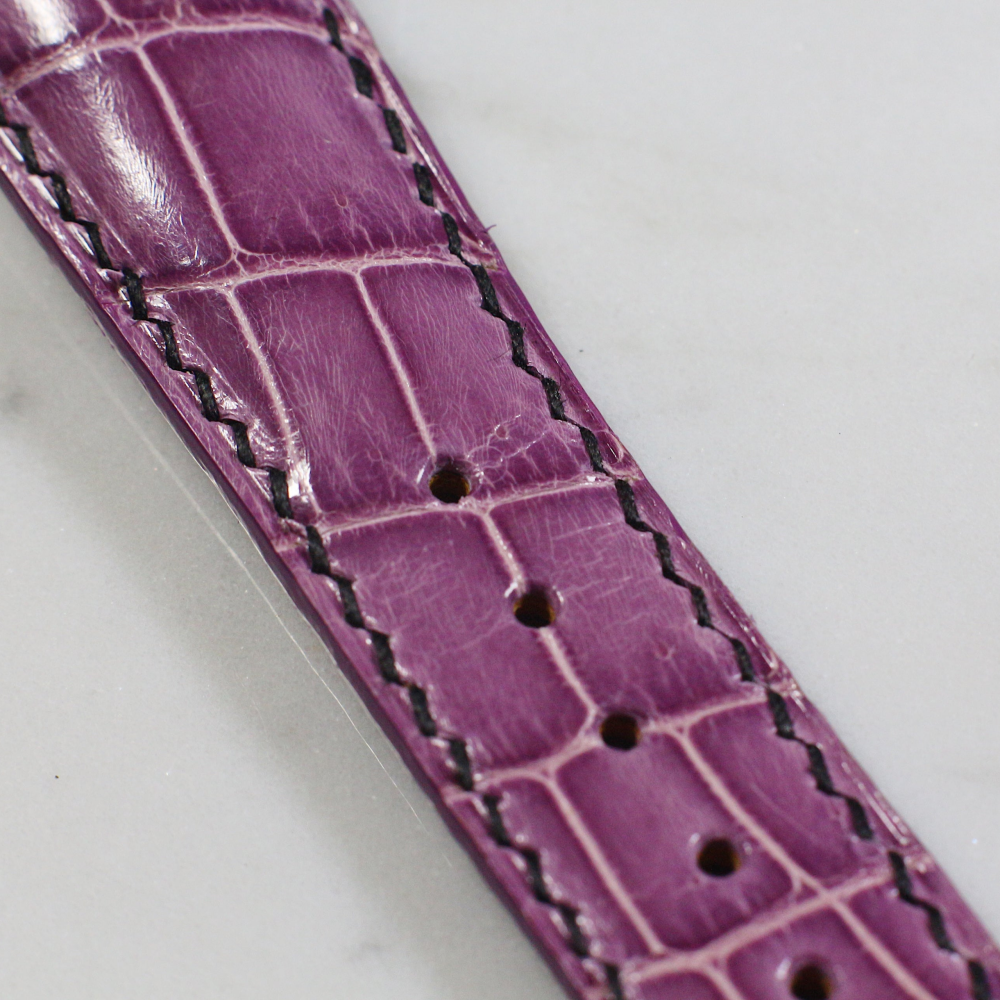 Alligator Leather Strap for Bvlgari