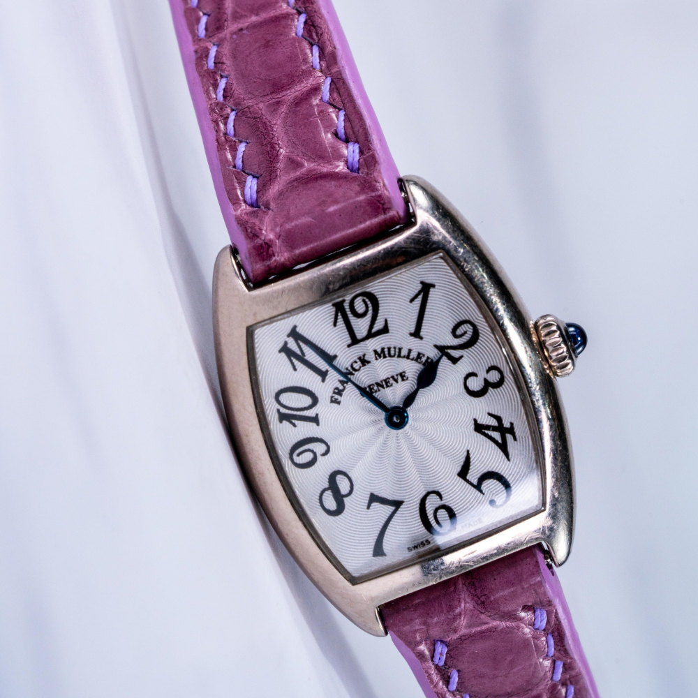 Alligator Leather Strap for Franck Muller Cintrée Curvex