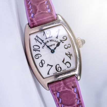 Alligator Leather Strap for Franck Muller Cintrée Curvex