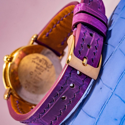 Alligator Leather Strap for Gerald Genta