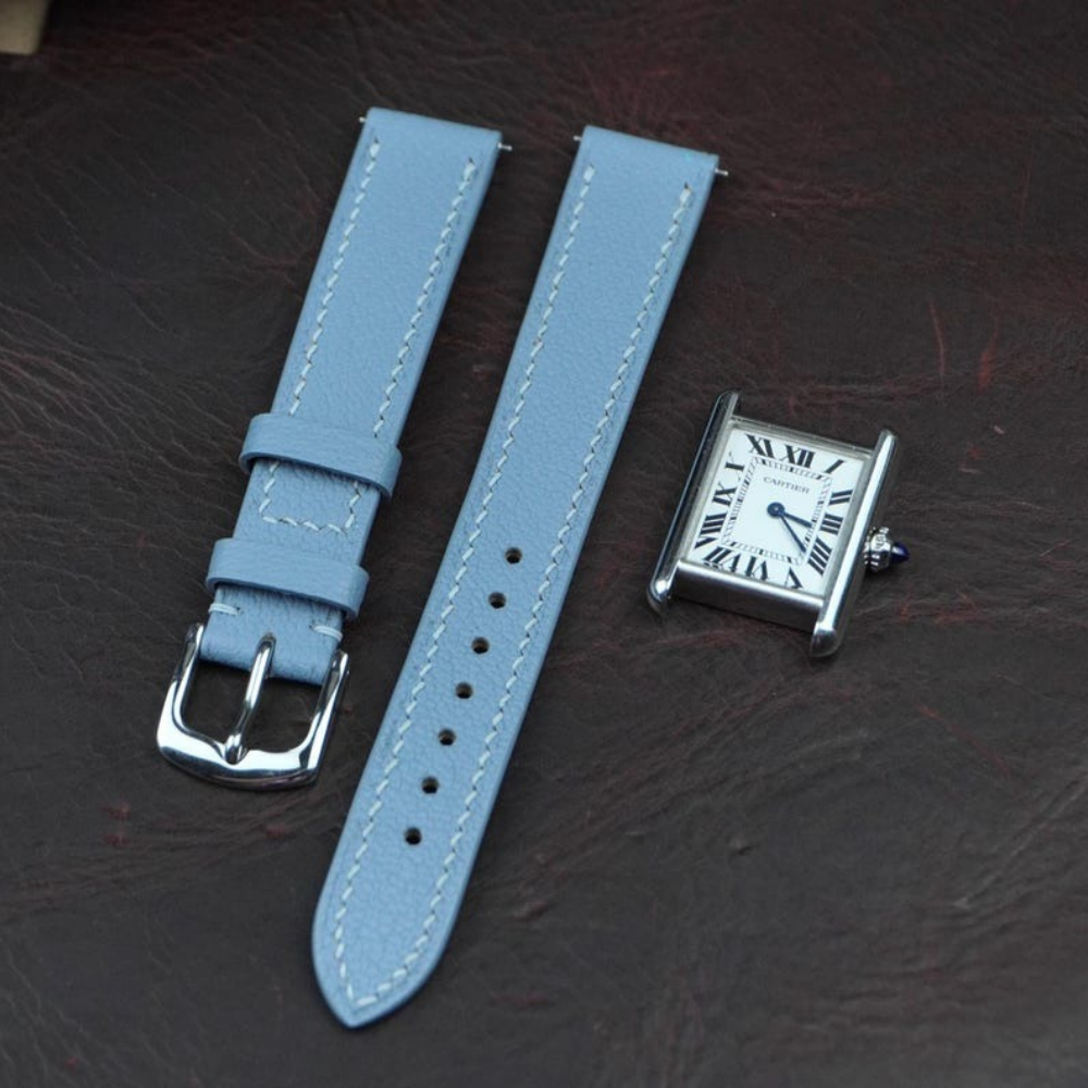 Chevre Leather Strap for Cartier Tank