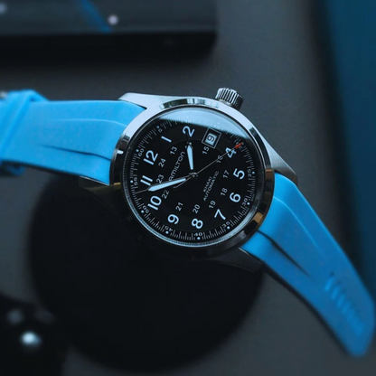 FKM Rubber Strap for Hamilton Khaki Field