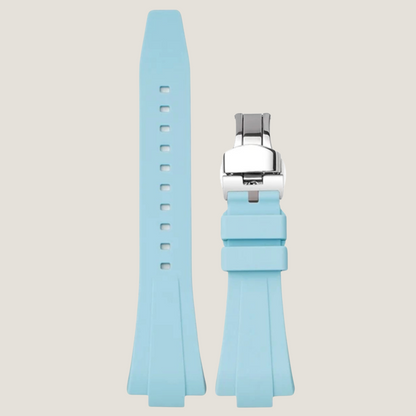 FKM Rubber Strap for Tissot PRX Folding Buckle