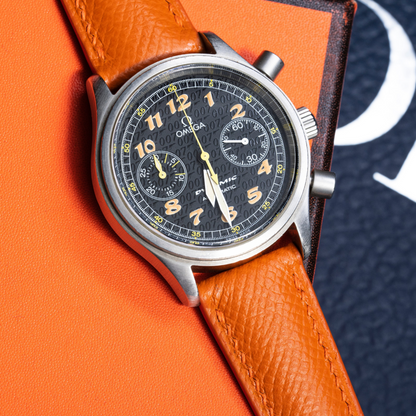 Epsom Calfskin Leather Strap for Omega – Universal Custom Fit