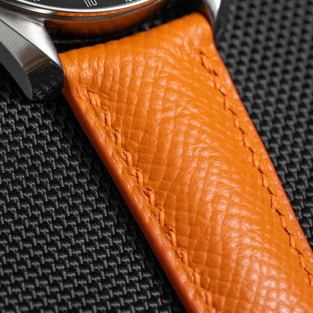 Epsom Calfskin Leather Strap for Omega – Universal Custom Fit