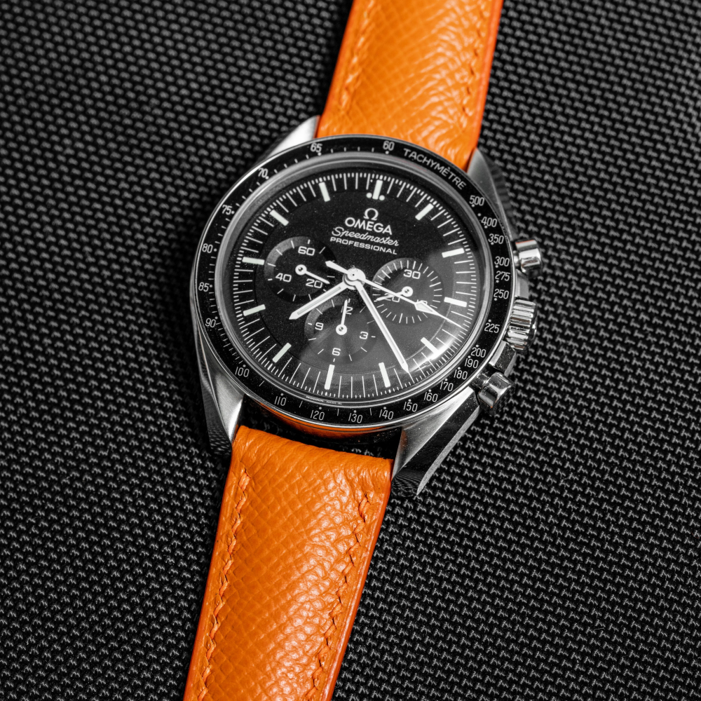 Epsom Calfskin Leather Strap for Omega – Universal Custom Fit