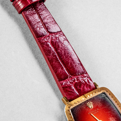 Alligator Leather Strap for Rolex Cellini