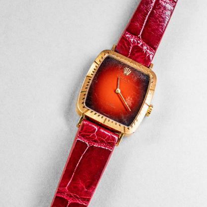 Alligator Leather Strap for Rolex Cellini
