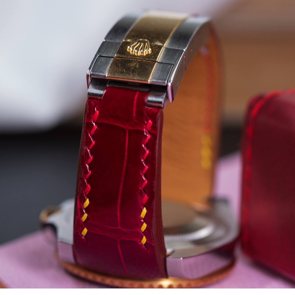 Alligator Leather Strap for Rolex GMT-Master II