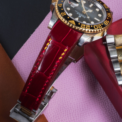 Alligator Leather Strap for Rolex GMT-Master II