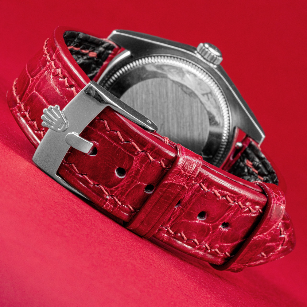 Alligator Leather Strap for Rolex Datejust