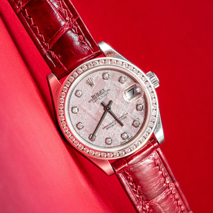 Alligator Leather Strap for Rolex Datejust