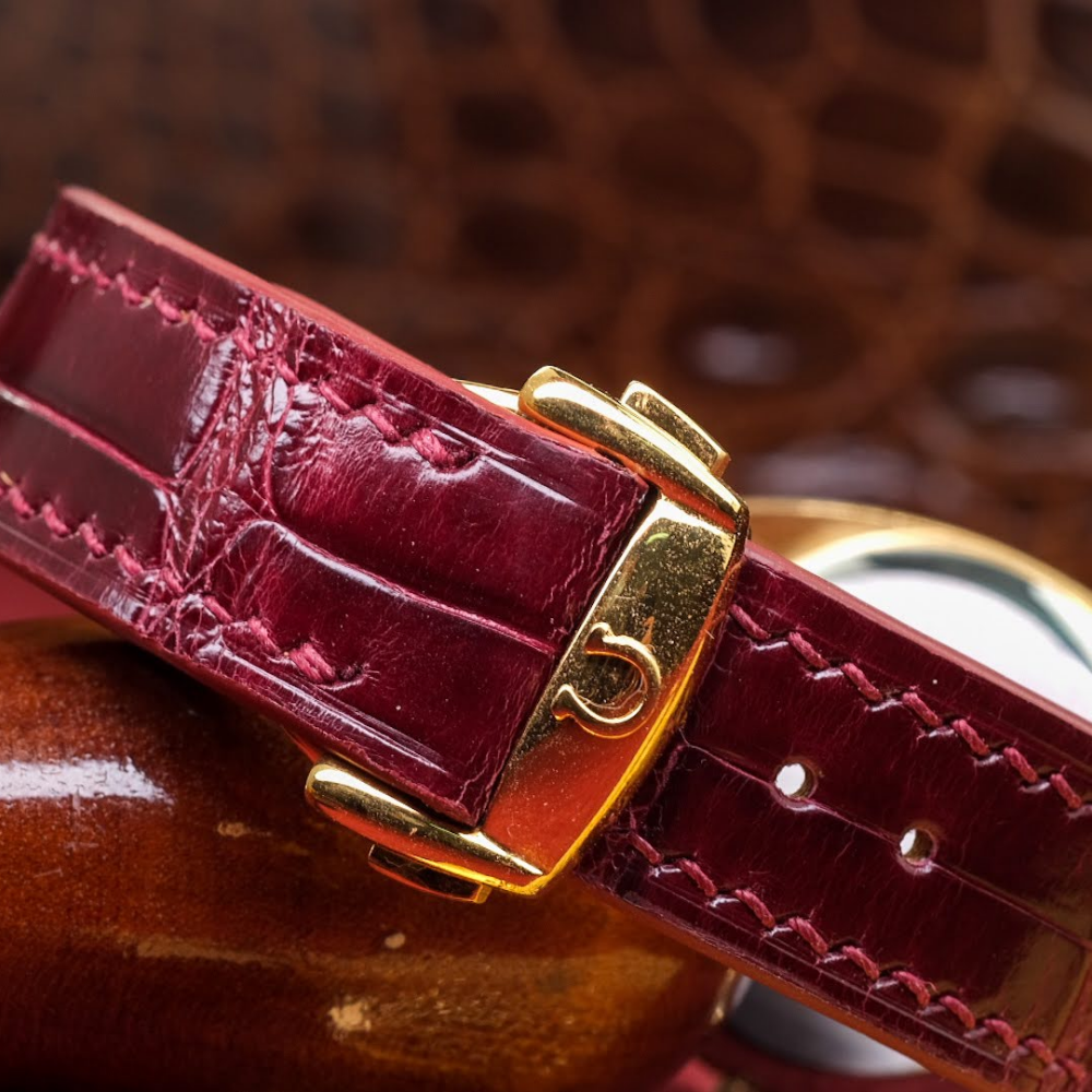 Omega De Ville Alligator Leather Strap