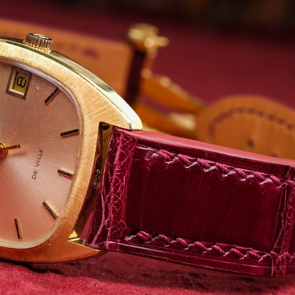 Omega De Ville Alligator Leather Strap