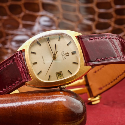 Omega De Ville Alligator Leather Strap